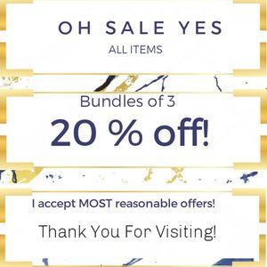 20% off Bundles of 3!